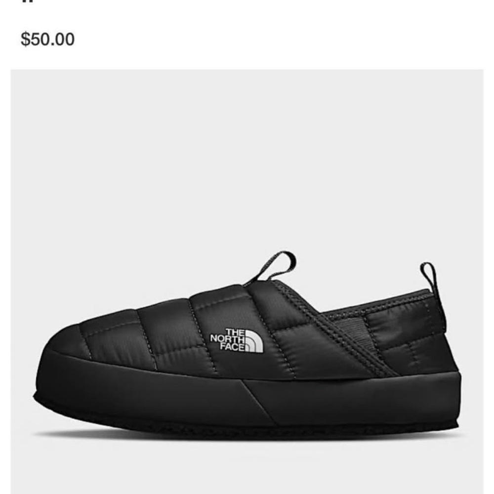 The North Face Kids Black Slip-On Shoes Thermoball size 2